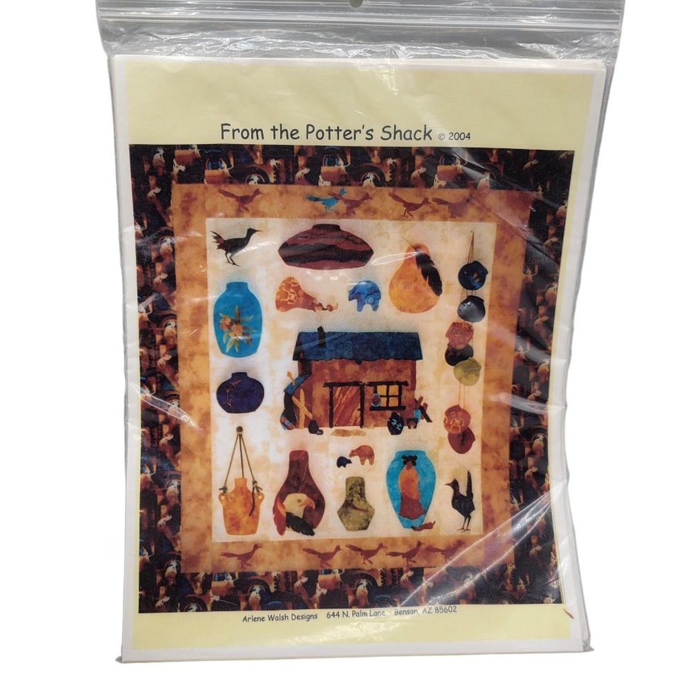 From The Potters Shack Applique Quilt Pattern Arlene Welsh Designs 60 x 66